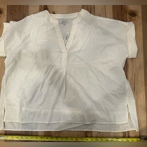 NWT Madewell (Re)sponsible Lakeline Popover Shirt Small